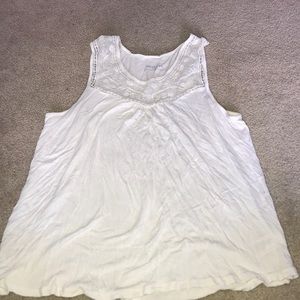 White tank top